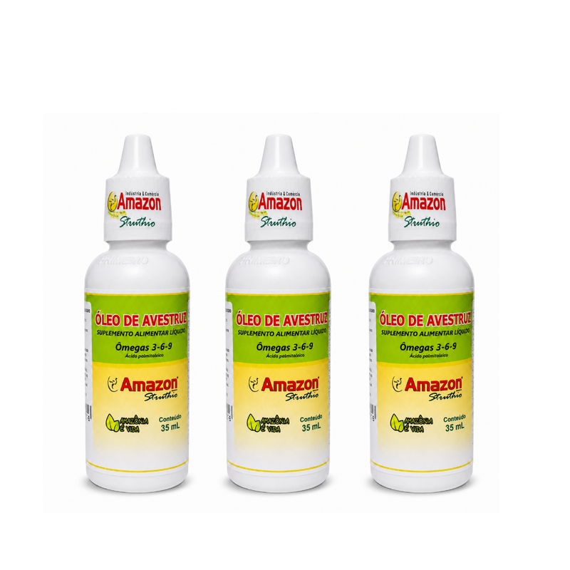 Óleo de Avestruz em Gotas 35ML - Ômega 3, 6, 7 e 9 - Imagem 3