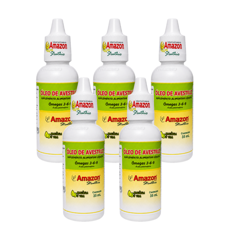 Óleo de Avestruz em Gotas 35ML - Ômega 3, 6, 7 e 9 - Imagem 4