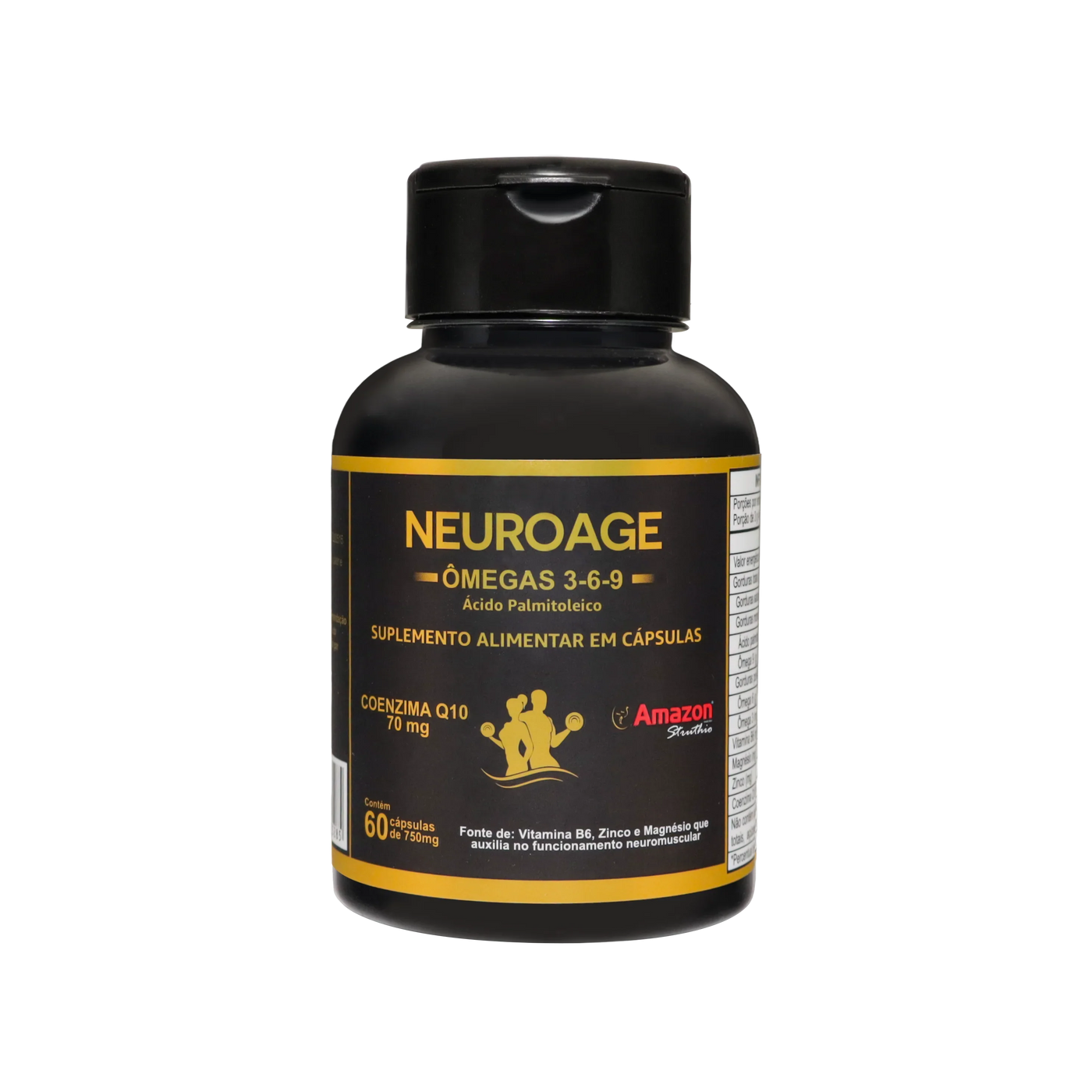 NEUROAGE – óleo de avestruz com Coenzima Q10, zinco, magnésio e vitamina B6