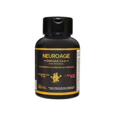 NEUROAGE – óleo de avestruz com Coenzima Q10, zinco, magnésio e vitamina B6