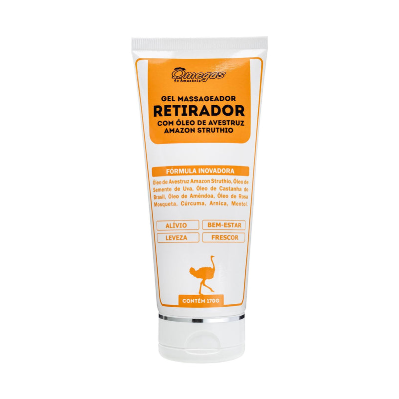 Retirador - Gel Massageador - 170g - Amazon Struthio