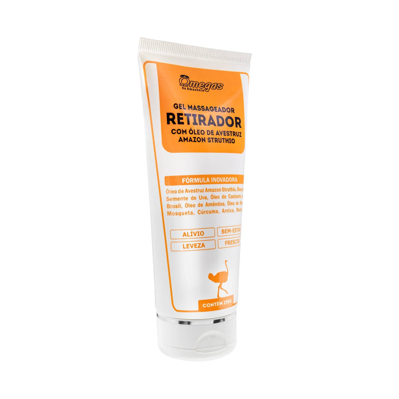 Retirador - Gel Massageador - 170g - Amazon Struthio