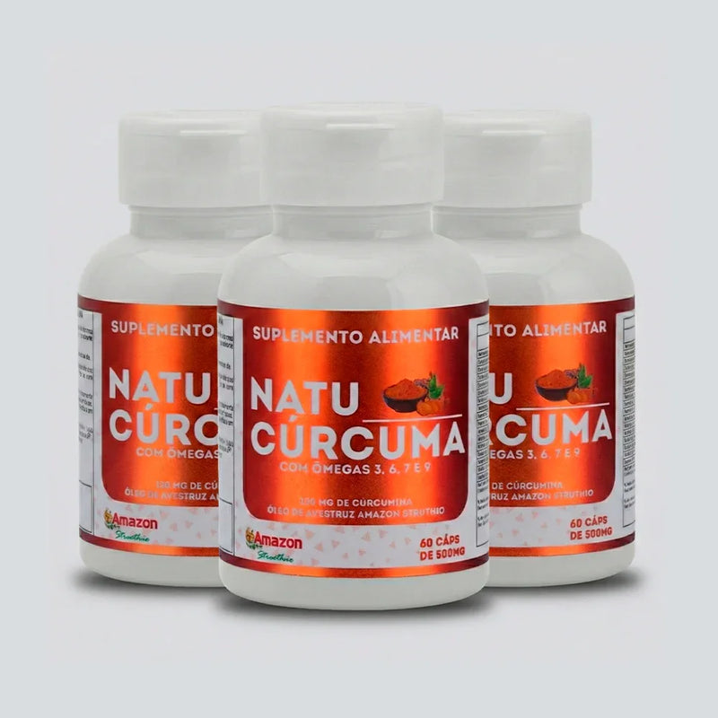 Cúrcuma Natu - Con cúrcuma 130 mg + Omegas - Imagem 2