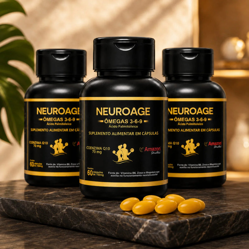 NEUROAGE – óleo de avestruz com Coenzima Q10, zinco, magnésio e vitamina B6 - Imagem 2
