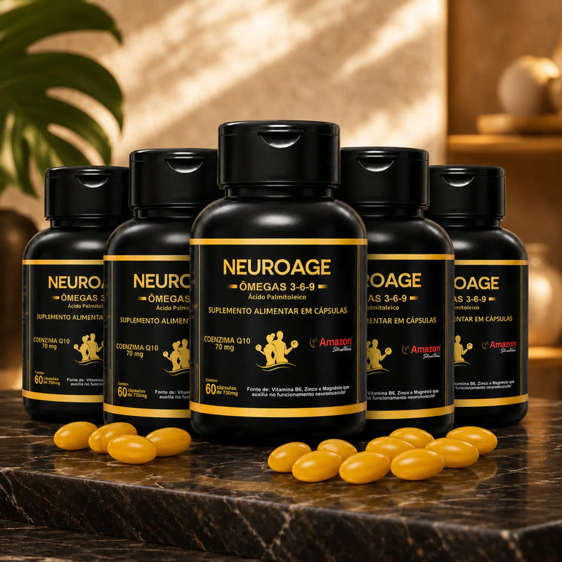 NEUROAGE – óleo de avestruz com Coenzima Q10, zinco, magnésio e vitamina B6 - Imagem 3