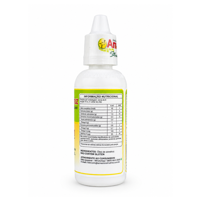Óleo de Avestruz em Gotas 35ML - Ômega 3, 6, 7 e 9 - Imagem 2